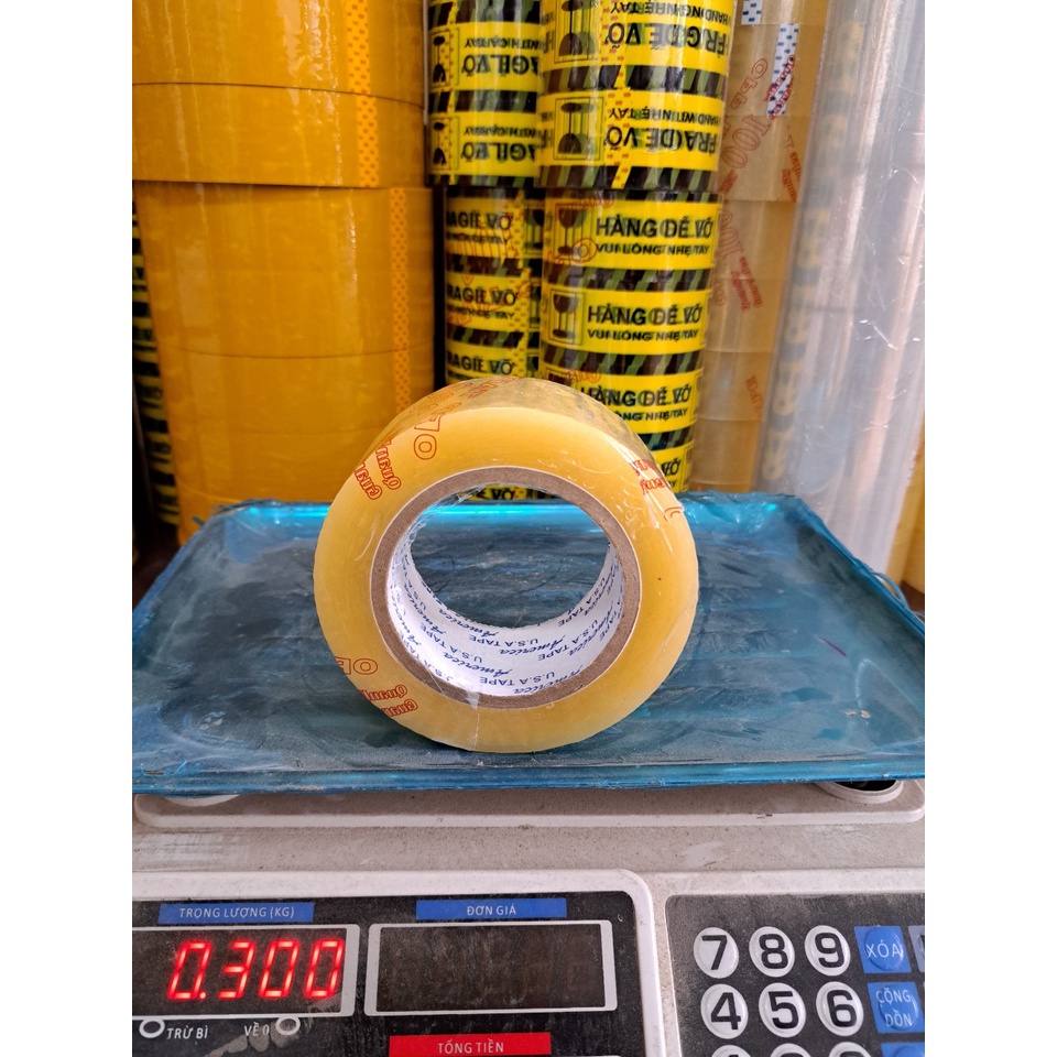 1 CUỘN BĂNG KEO 300gr TRONG SUỐT GIÁ RẺ VÔ ĐỊCH