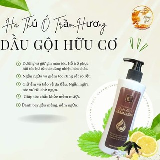 Dầu gội hữu cơ hà thủ ô trầm hương