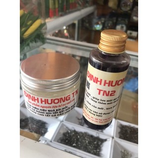 Combo 1 hủ bột định hương TN + 1 chai định hương TN2 pha câu cá trê, tra