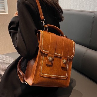 BALO DA❤️FREESHIP❤️Balo Da Nữ Đẹp Đi Học Mini Cao Cấp Thời Trang VINTAGE Giá Rẻ