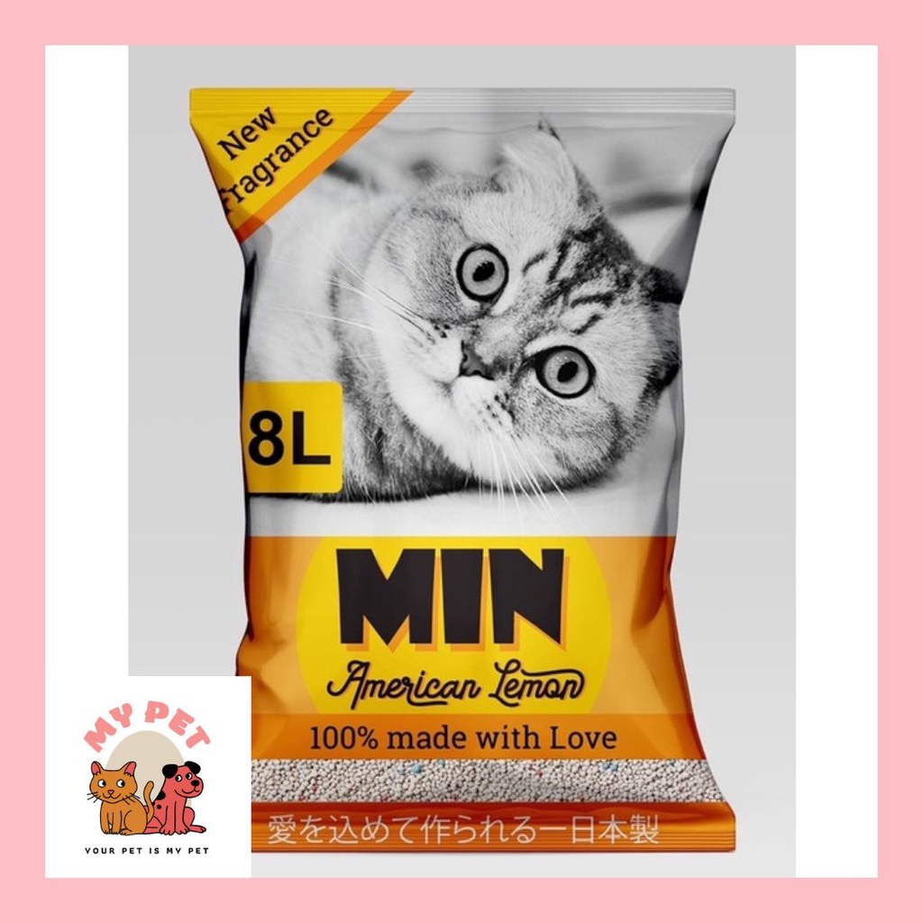 Cát Vệ Sinh Cho Mèo Min 8L Nhật Bản (HÀNG CHUẨN) - MyPet Shop - Hà Nội