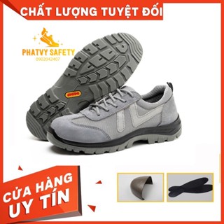 [TẶNG VỚ] Giày Bảo Hộ Lao Động Nam 2TH Kiểu Thể Thao Mũi Thép, Đế Lót Thép BD89-Chống Đinh/Trơn Trượt Giày Công Trình