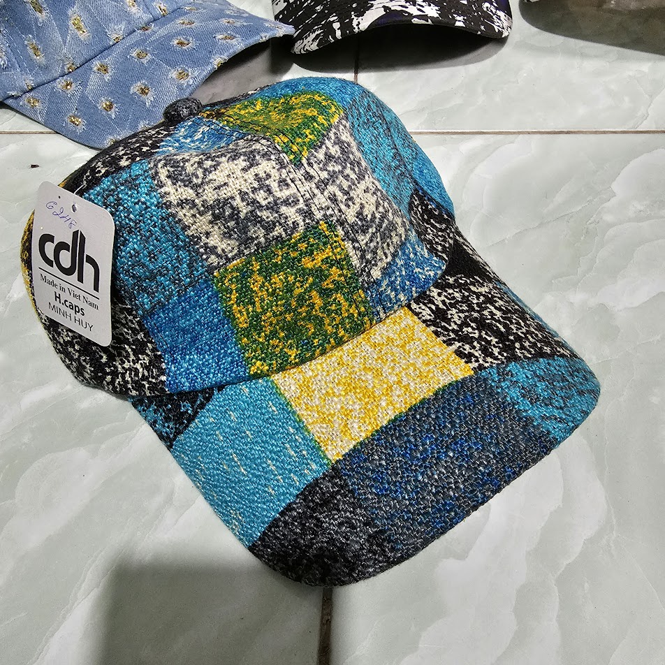 Nón kết lộn xộn 7 màu cho nữ