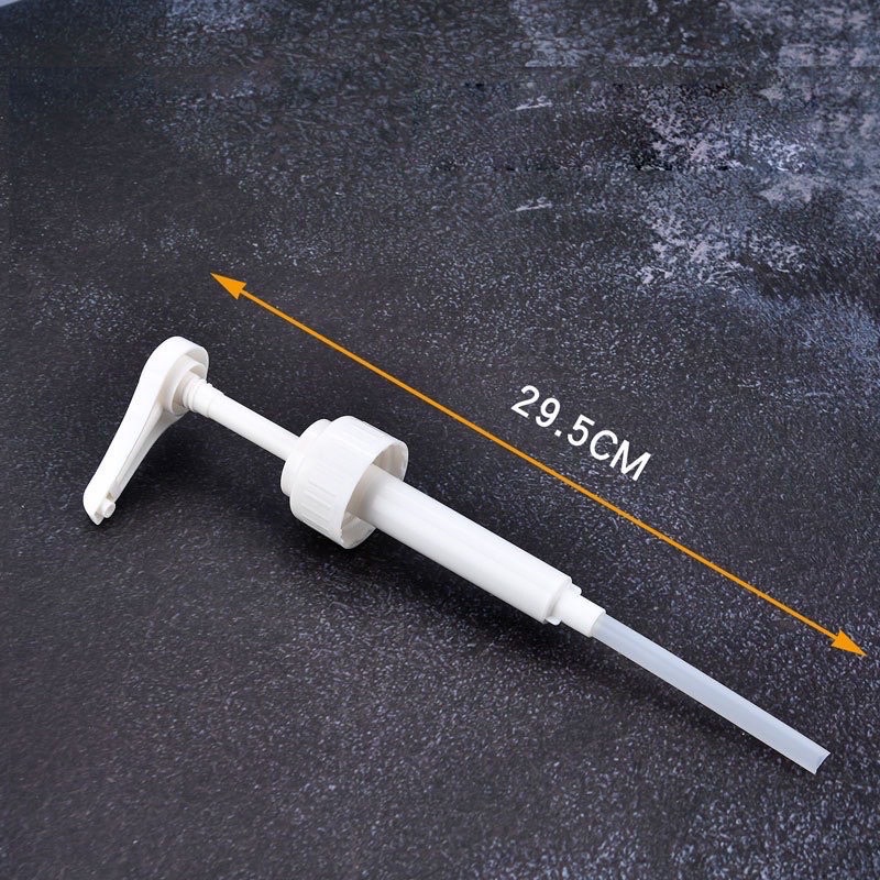 Bình bơm đường, siro chai thuỷ tinh có vòi Pump 1100ml - Đồ pha chế