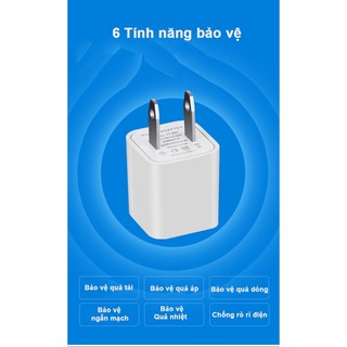 Củ sạc nhanh điện thoại USB nguồn 5V Adapter camera ,đèn led, vợt muỗi, bàn chải điện và thiết bị điện tử cầm tay -SL003
