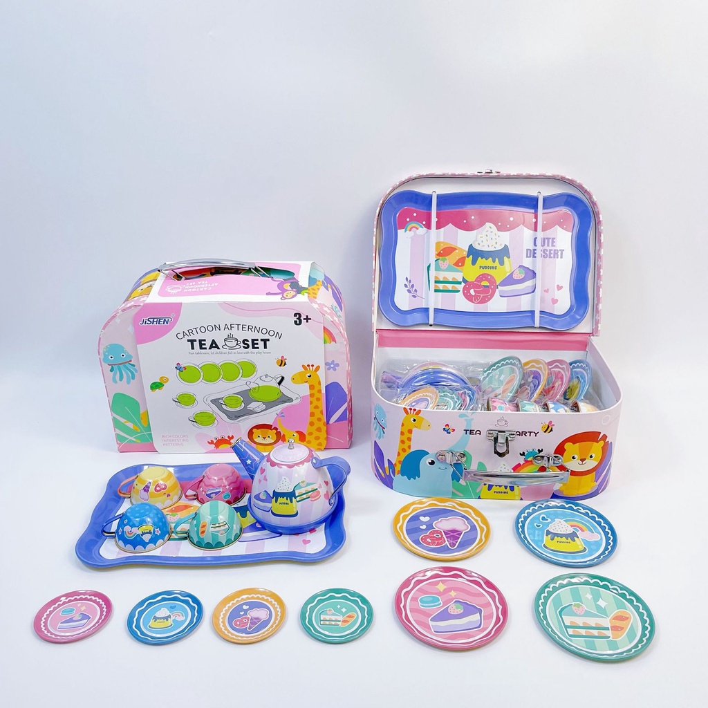 Set tiệc trà kim loại cao cấp cho bé yêu