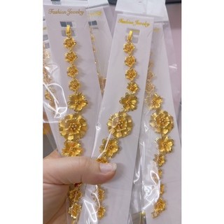 Lắc hoa mai, lắc 3 chỉ mạ vàng 24 cao cấp mẫu mới về