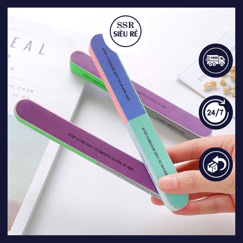 Que Dũa Móng Tay Cây Dũa Móng 6 Mặt Chà Tiện Ích (LA559)