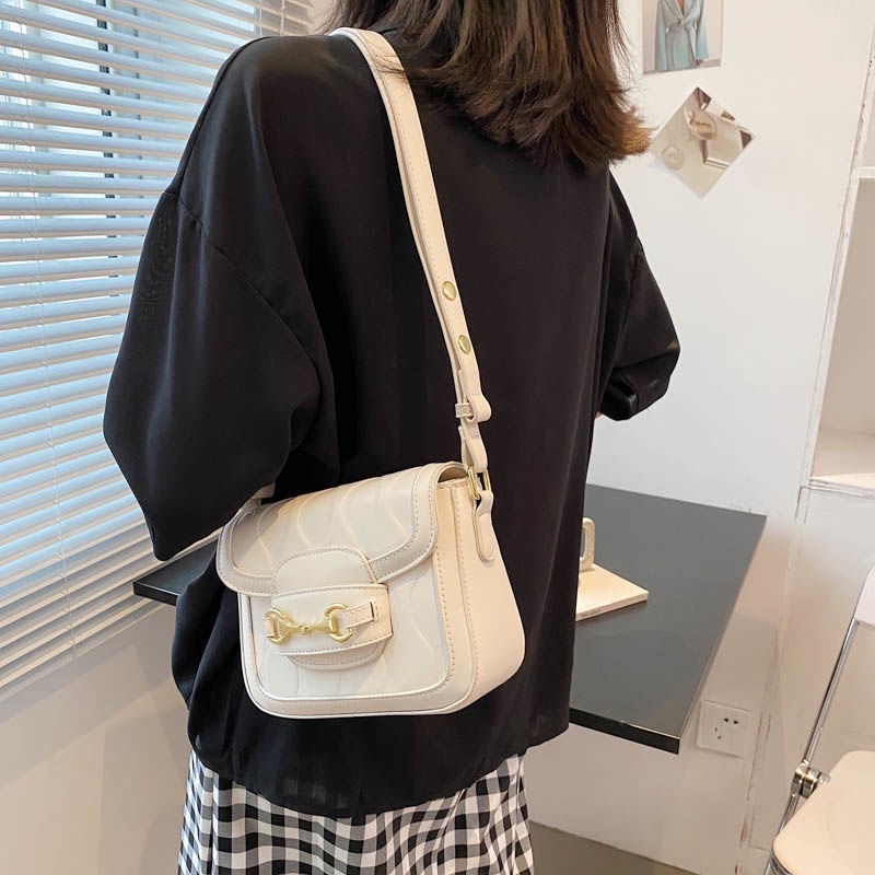 Túi Xách Nữ, Túi Xách Dây Da Khoá Séc Kiểu Mới Phong Cách Hàn Quốc - Túi Xách Milk Milk