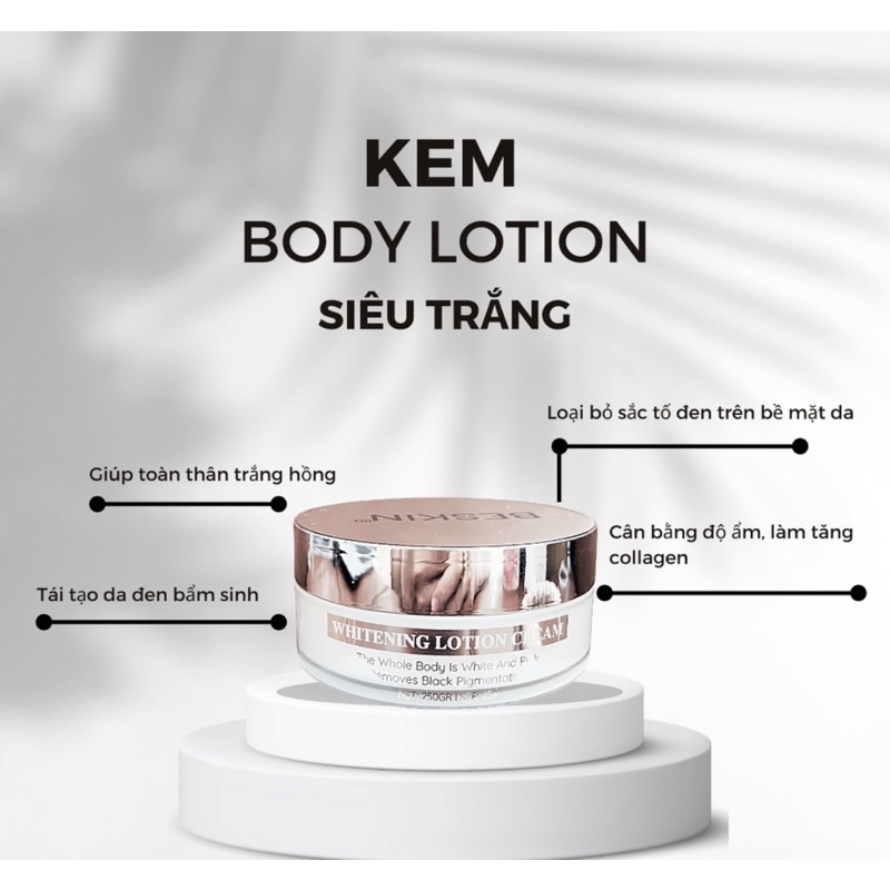 Kem body dưỡng trắng da Beskin Whitening Lotion Cream
