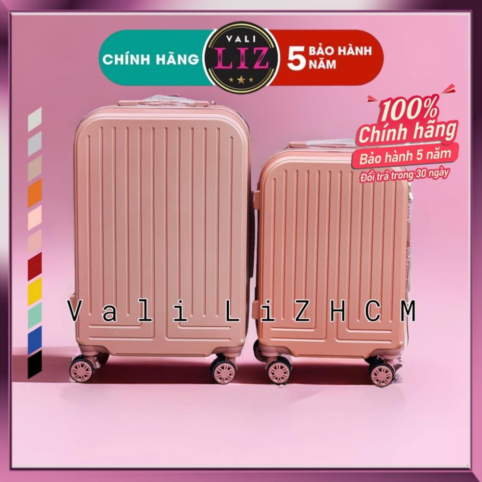 Vali du lịch Cao Cấp VALILIZ , SIÊU XINH, CHỊU VA ĐẬP CAO, BÁNH XE ÊM ÁI, KHÓA ÂM CHỐNG TRỘM SIZE 20 - 24 - BH 05 NĂM