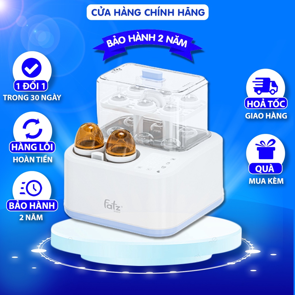 Máy tiệt trùng Sấy khô Hâm sữa Fatz Baby Captain 2 Plus tích hợp Nấu cháo FB4316SL