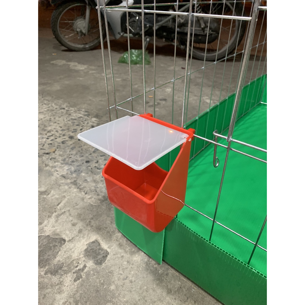 Máng ăn nhựa ngoài trời chống mưa