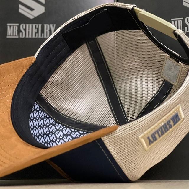 Mũ lưỡi trai da lộn chữ S phong cách thời trang, Hayna M90