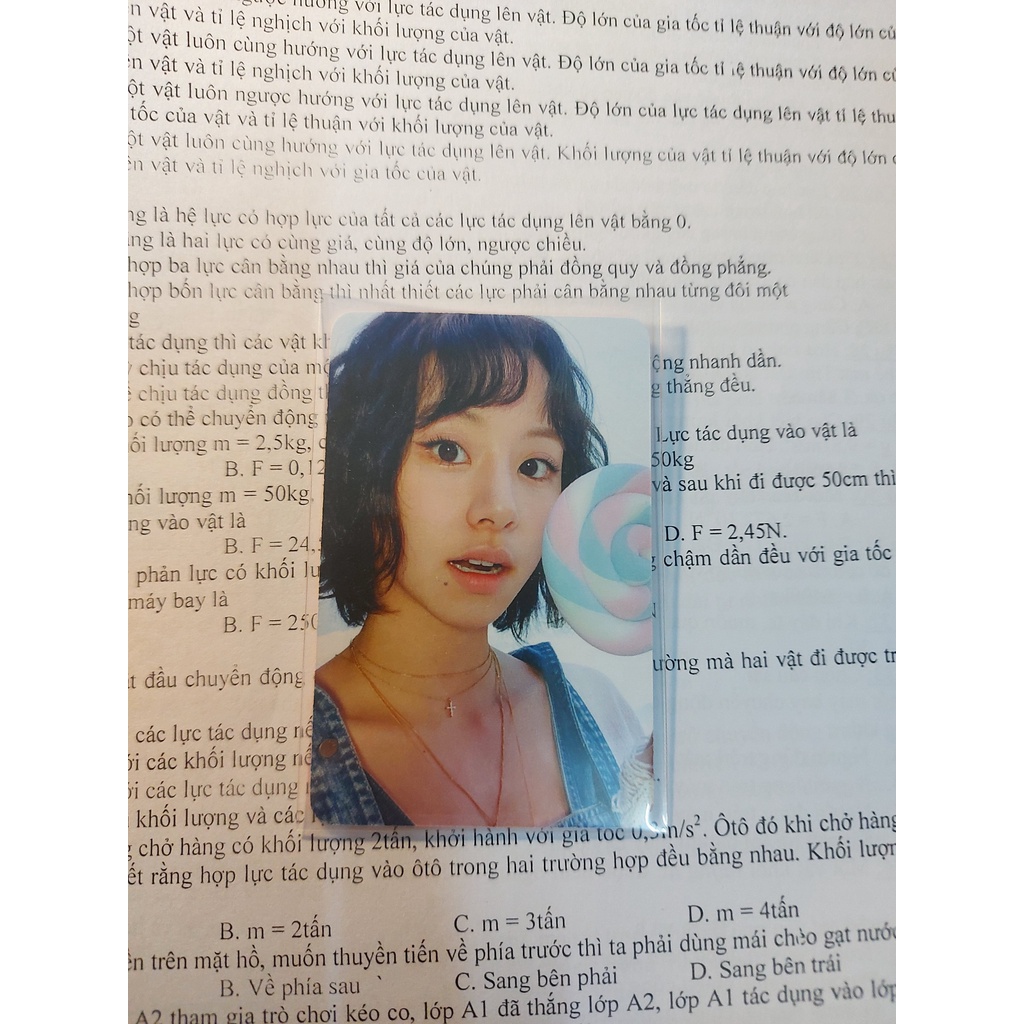 Card bo góc Chaeyoung Twice