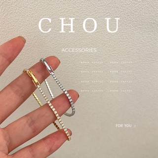 Vòng tay, lắc tay đính đá nút cài | chou accessories |