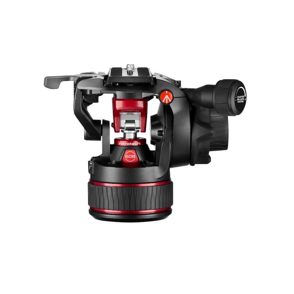 ĐẦU CHÂN MÁY QUAY MANFROTTO NITROTECH 608 WITH CONTINUOUS CBS - MVH608AH