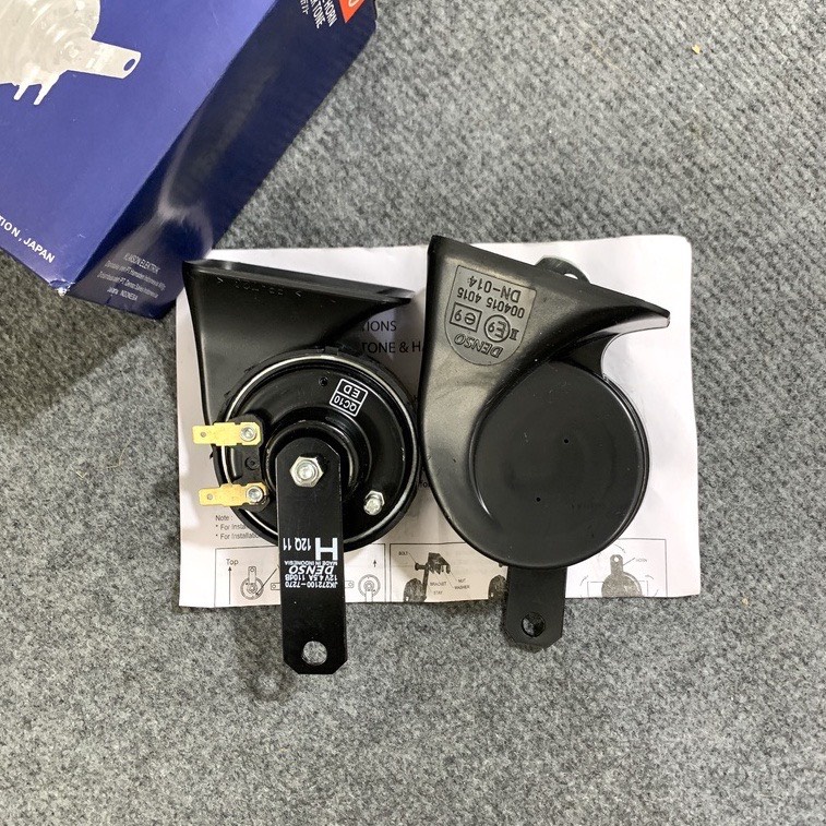 Còi sên Denso chính hãng - Giắc bát đầy đủ - bảo hành 3 tháng