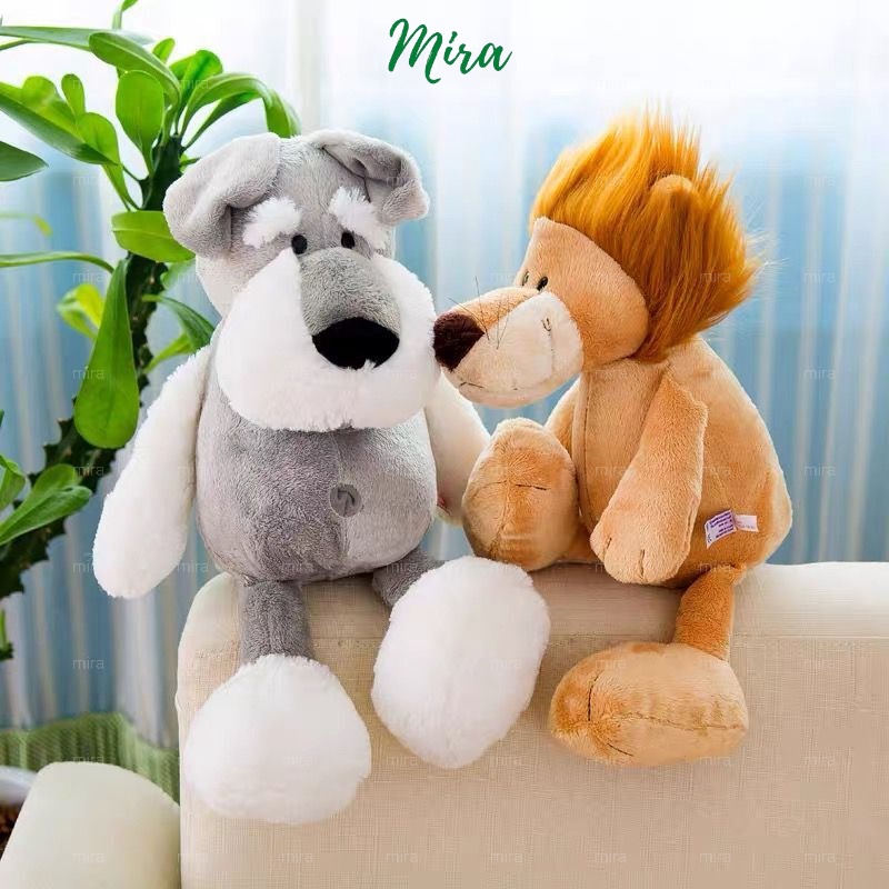 Gấu Bông Chó Bông Cao Cấp 35cm Thương hiệu NICI Búp Bê Thú Nhồi Bông Quà Sinh Nhật  MIRA-GB28025