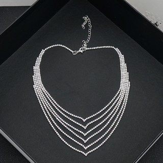 cheap1982 vòng cổ nhiều lớp sang trọng đi tiệc phong cách Hàn Quốc của người nổi tiếng