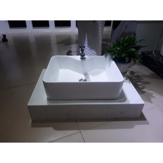 Chậu lavabo sứ đặt bàn cao cấp [ GIÁ SỈ - Tặng XIFONG Xả Ruột Gà ]