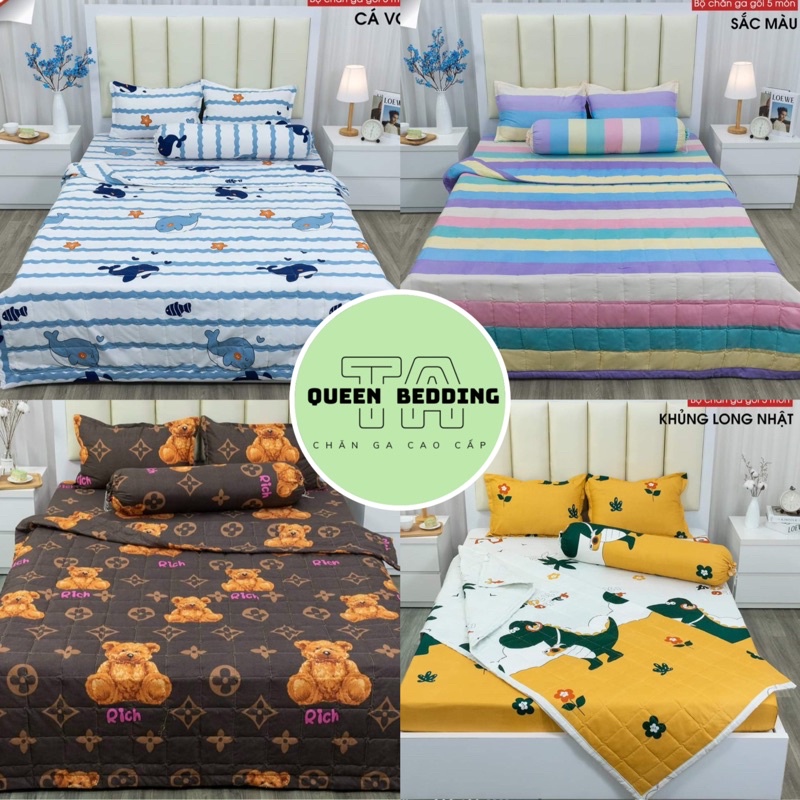 Bộ Ga Gối Poly Hàn 1m6x2m,có 50 mẫu lựa chọn