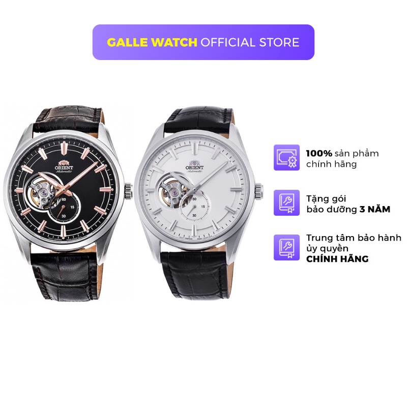 Đồng hồ nam Orient Watch Vintage RA-AR000 máy lộ cơ automatic mặt kính sapphire chống xước dây da đeo tay chính hãng