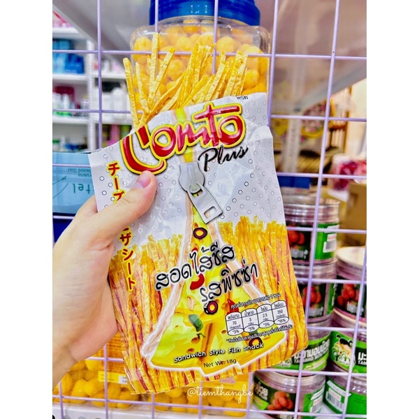 Snack Pizza Phô Mai Sợi Xông Khói Comto Vị Siêu Ngon