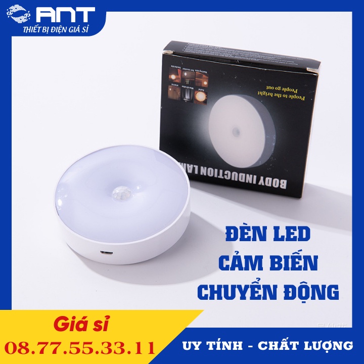 Đèn Led PIR Cảm Biến Chuyển Động PIR Cho Cầu Thang Phòng Ngủ/Cầu Thang/Phòng Bếp/Nhà Bếp/Closet/Phòng Ngủ Có Cổng Sạc
