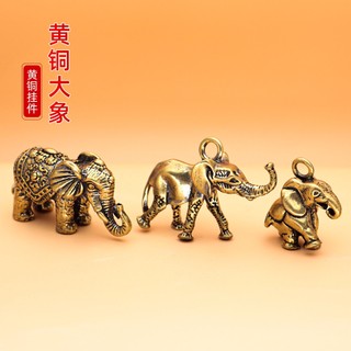 Móc chìa khóa Voi đồng