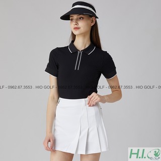 Áo golf golf váy golf nữ azureway đen trắng – ch499