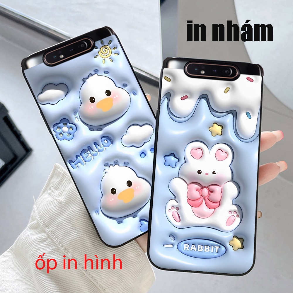 Ốp lưng Samsung a80 / a90 cam ngang in hình 3d mẫu hoa quả mới nhất