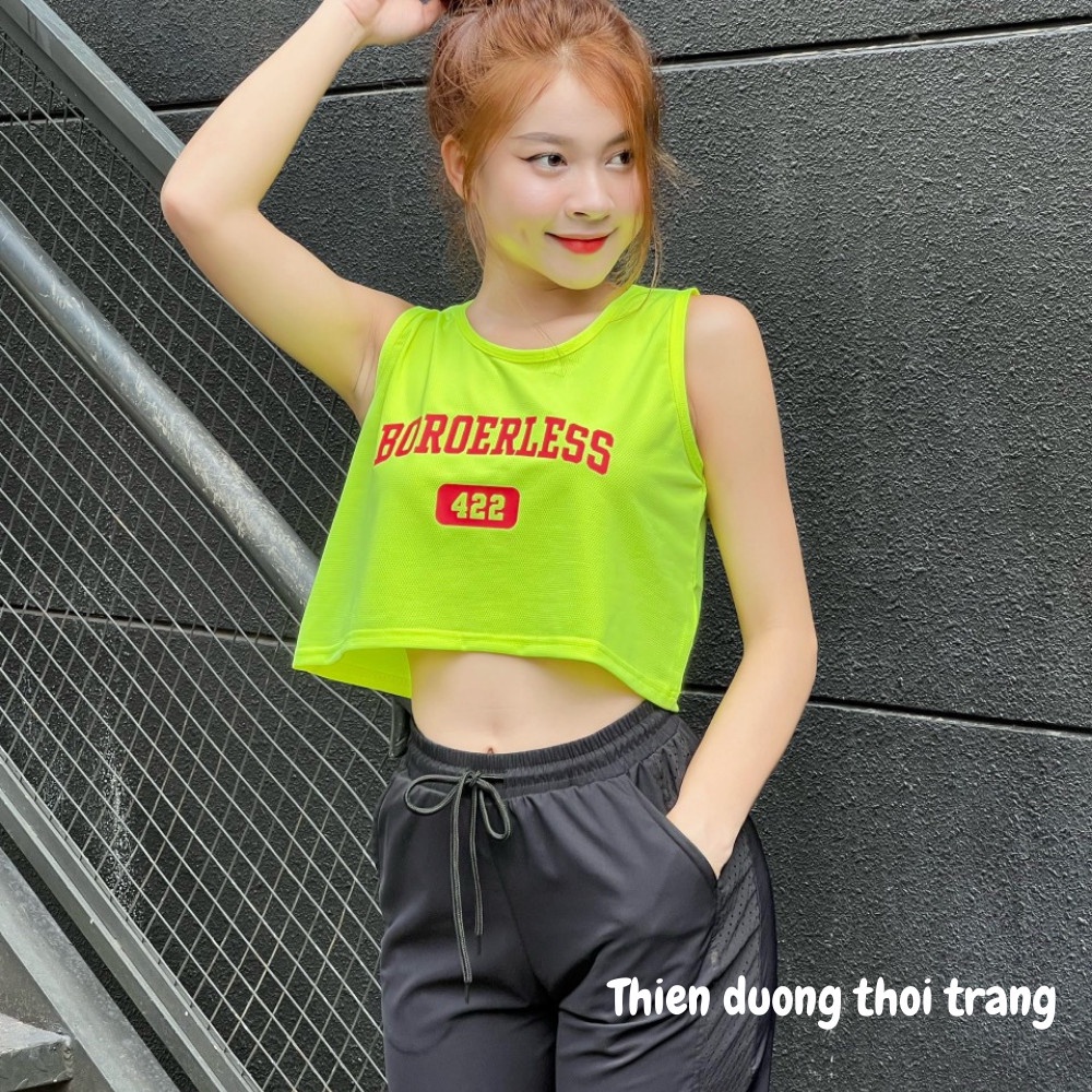 Áo CropTop tập gym yoga thể thao Nữ Chillsport