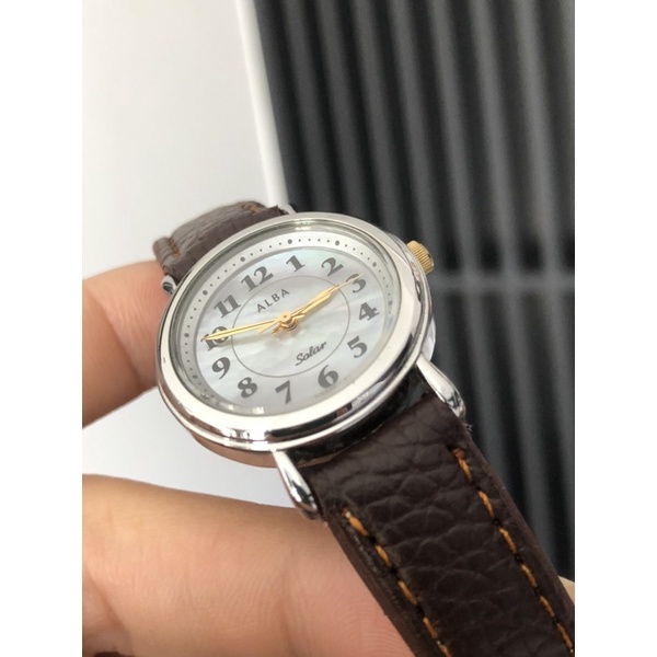 ĐỒNG HỒ NỮ ALBA PIN NĂNG LƯỢNG NHẬT