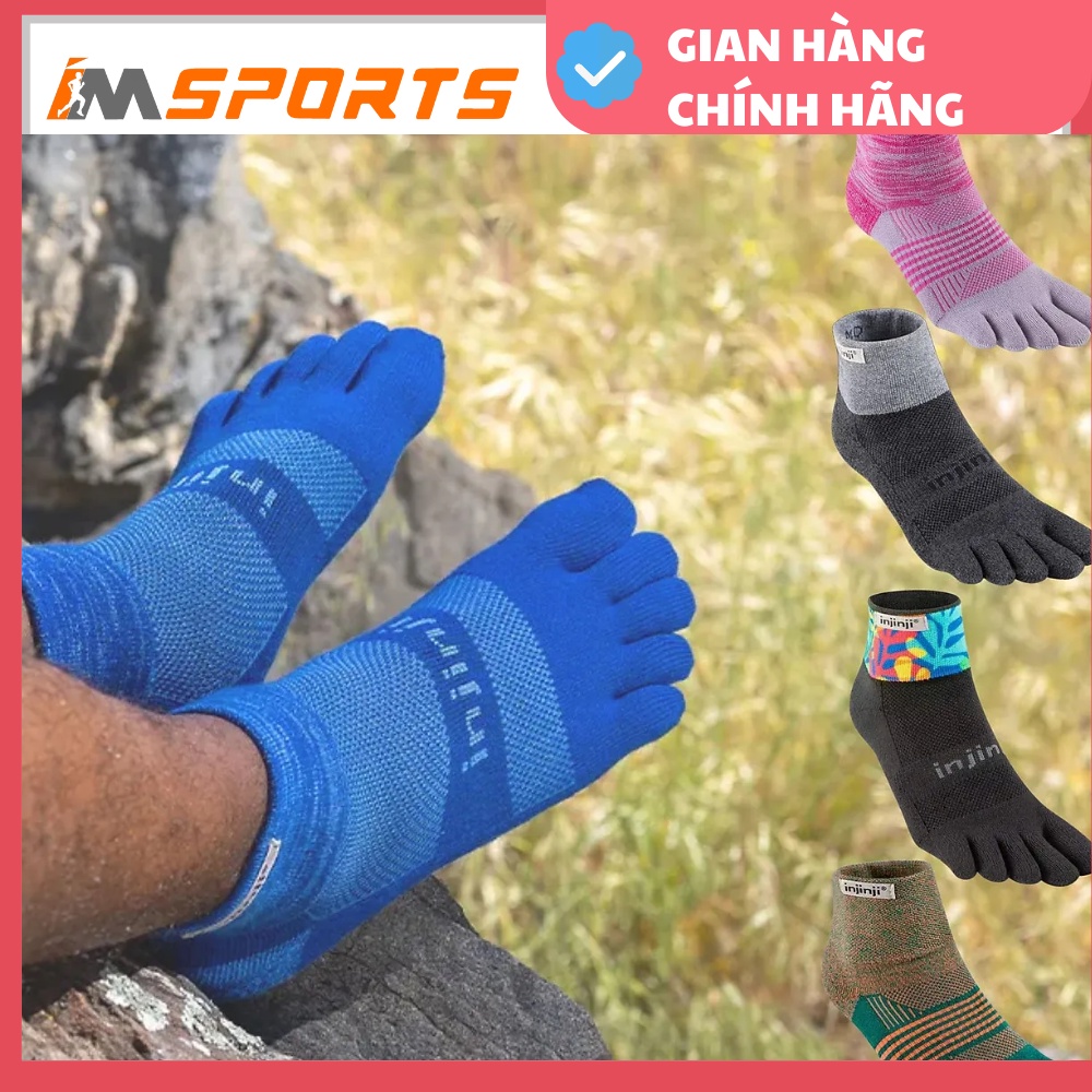 Tất xỏ ngón chạy bộ INJINJI TRAIL MW MINI-CREW