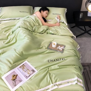 SET CHĂN GA GỐI PHI LỤA CHĂN TRẦN CHANITEL SANG CHẢNH