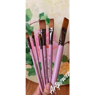 Bộ 8 cọ vẽ màu nước, acrylic cao cấp Artpower