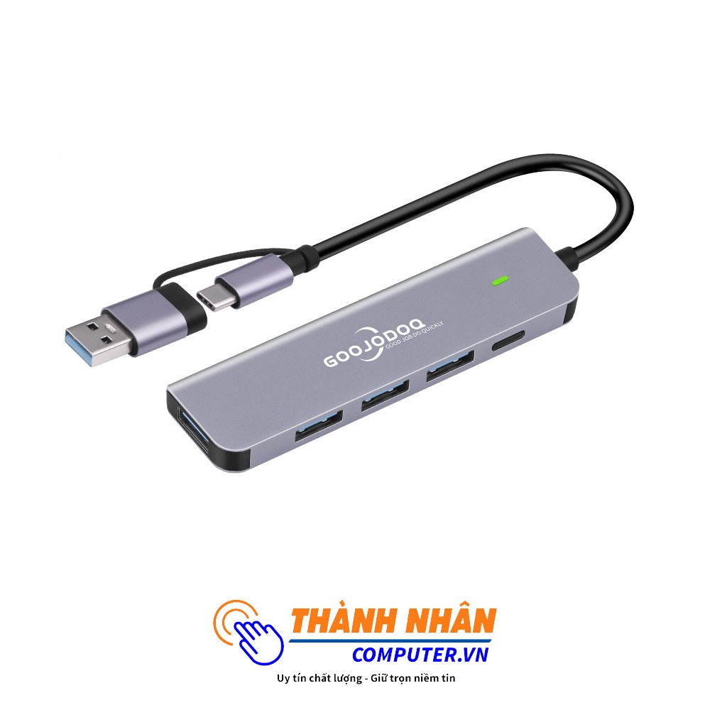 Hub kết nối GOOJODOQ USB 3.0 và type-C tốc độ cao thích hợp cho laptop Apple