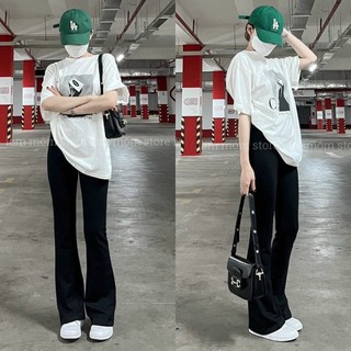 QUẦN THUN ỐNG LOE LƯNG CAO (KÈM VIDEO HÌNH THẬT)