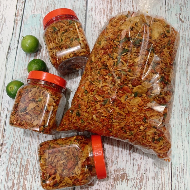 Muối tôm hành phi Tây Ninh loại ngon - Muối tép hành phi giòn thơm