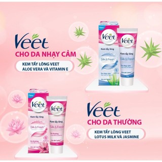 Kem tẩy lông veet silk & fresh 50g