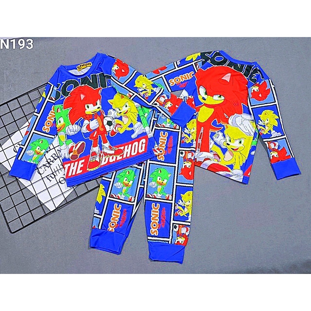 HOT TREND Bộ dài tay thun lạnh in 3D siêu anh hùng cực chất cho bé trai từ 10 đến 22kg - pikakids