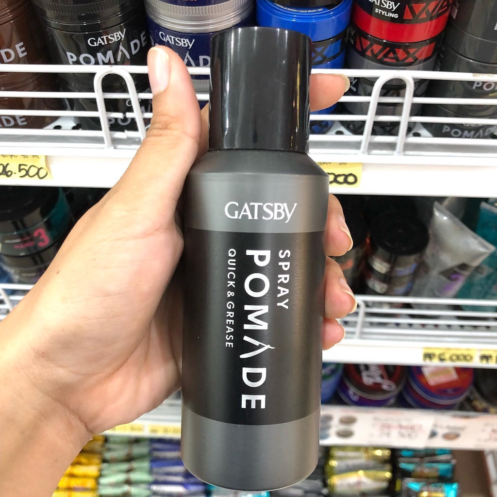 XỊT TẠO KIỂU TÓC TIỆN LỢI GATSBY SPRAY POMADE QUICK & GREASE 150ML - 14615