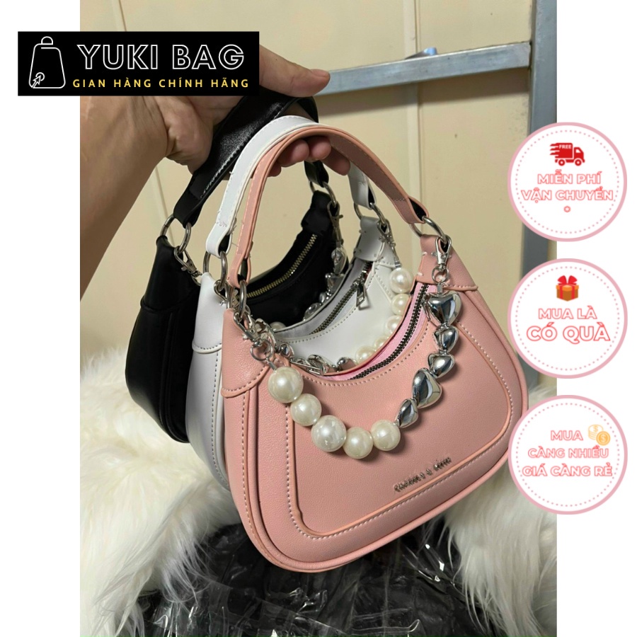 Túi xách nữ đeo chéo, đeo vai Yuki, dùng đi chơi , đi học , đi làm, chất da đẹp, cao cấp size 28cm YB370