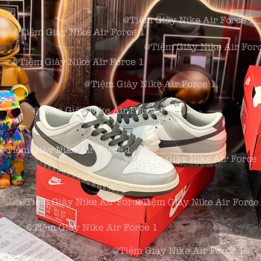 Giày Thể Thao Sb Dunk Low Light Smoke Grey SB Xám Mới 2023