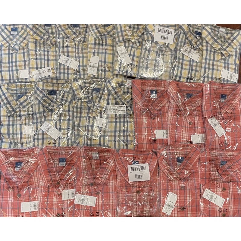 Áo sơ mi ngắn tay Oldnavy US size 18-24m đến 5y