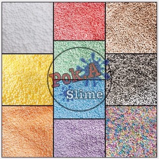 Xốp trắng, xốp màu pastel, xốp liti - Nguyên liệu làm slime