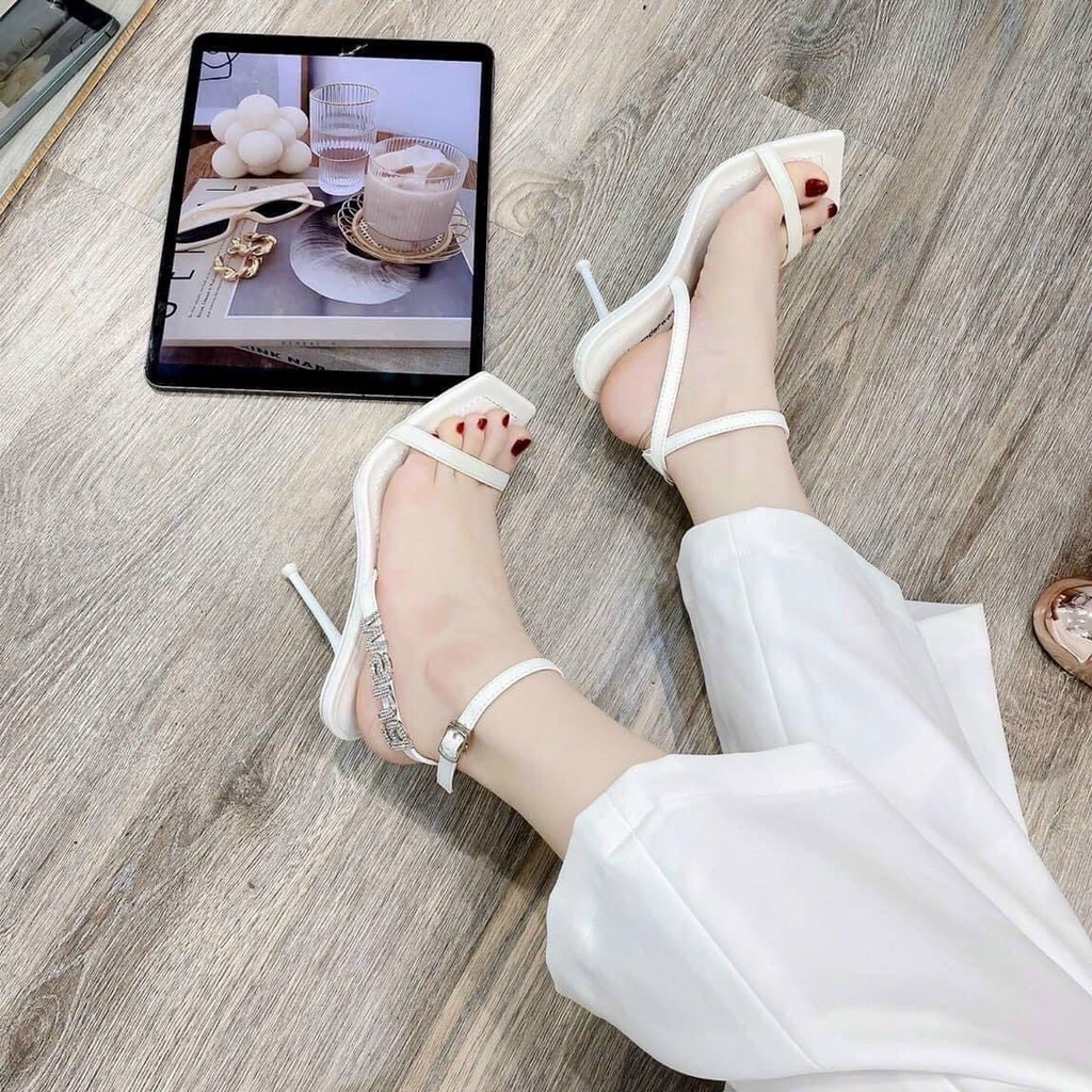 HOT FREESHIP MÃ H164 SANDAL NỮ GÓT NHỌN CAO CẤP WANG ÊM CHÂN