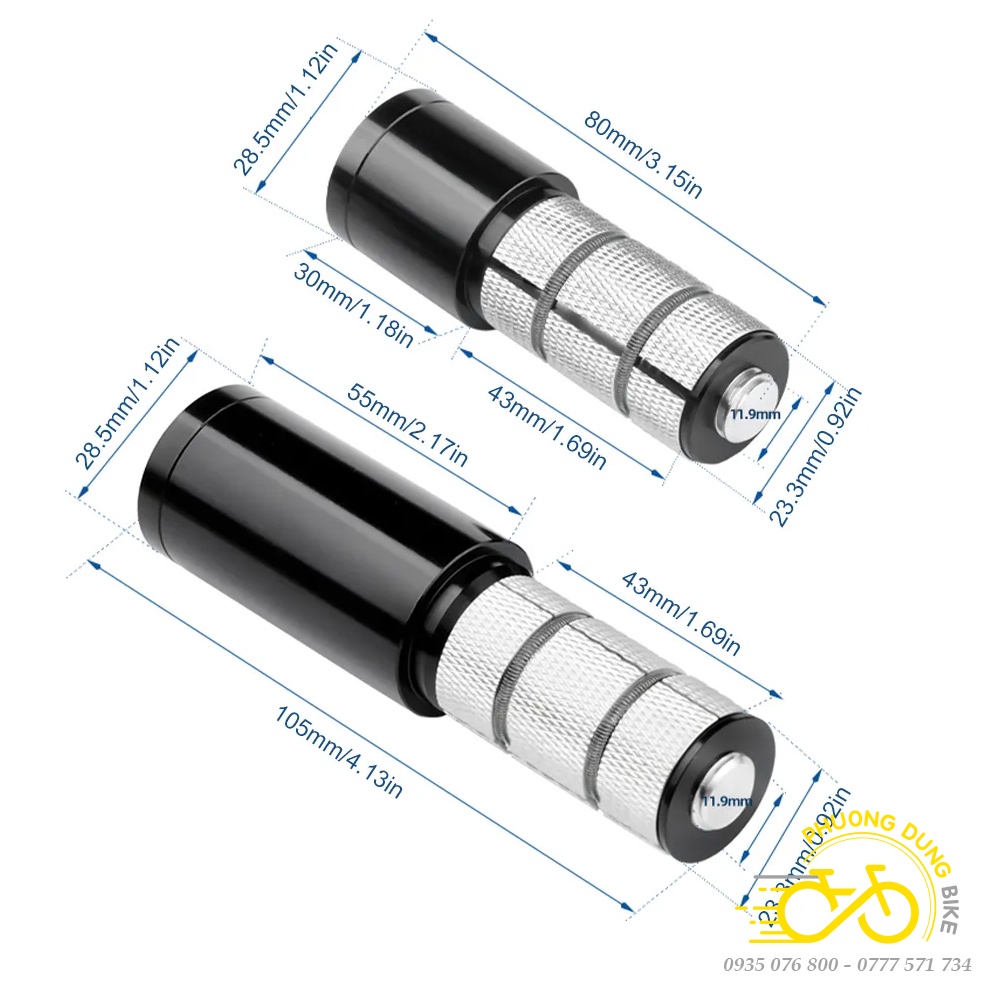 Bộ nối cổ xe đạp - Bộ tăng chiều cao ghi đông xe đạp (KIỂU MỚI)