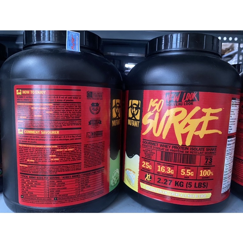 Bột đạm whey Mutant ISO SURGE 5LBS
